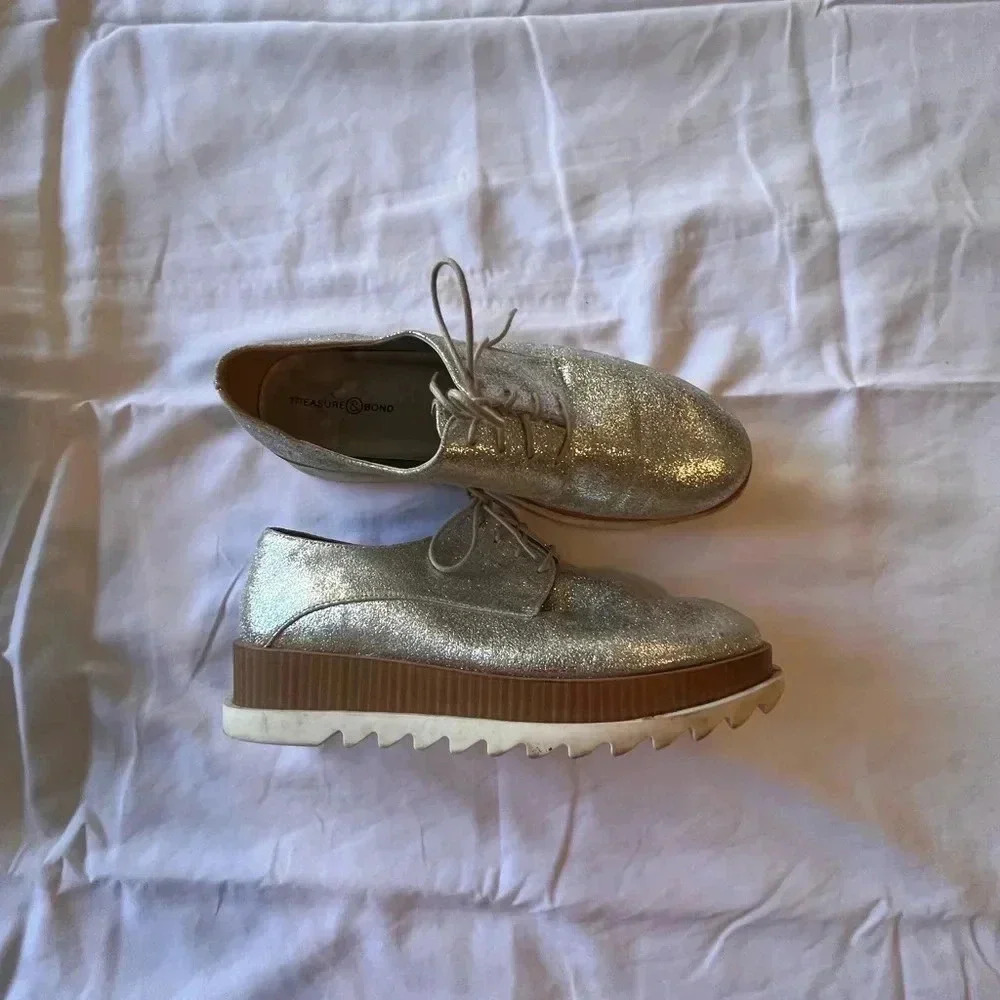 💗 Treasure & Bond Noah Leather Derby Shoes - 7M